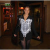 Women's V-Neck Blazer with Lace Patchwork and a Single-Breasted Front