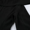 Women's Black Blazer with Gold Buttons and a Tailored Front