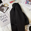 Women's Cropped Blazer with Single-Button Closure and Notched Lapels