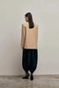 Women's Deep V-Neck Slim-Fit Blazer with Long Sleeves and a Single-Button Front