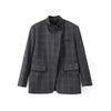 Women's Plaid Blazer