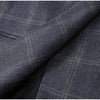 Women's Irregular Plaid Blazer with a Stand Collar and Split Hem in Three Colors