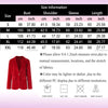 Women's Velvet Blazer with Notched Lapels and a Button Front in Four Colors