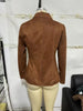 Women's Imitation-Suede Fleece Blazer Jacket for Fall