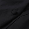 Women's Double-Breasted Stand-Collar Blazer with Long Sleeves in Black or White
