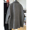 Women's Wool Striped Blazer with Double-Breasted Design