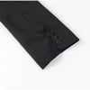 Women's Solid Lapel Blazer with a Single-Button Front and Pockets
