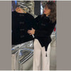 Women's Black Cropped Stand-Collar Blazer with a Button Front