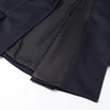 Women's Black Quilted Blazer Jacket with a V-Neck and Button Front
