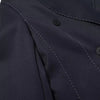 Women's Black Quilted Blazer Jacket with a V-Neck and Button Front