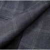 Women's Brown Plaid Blazer with Long Sleeves and a Single-Button Front