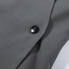 Women's Short Sleeve Blazer, Slim Fit V-Neck Wrap Front with Single-Button Closure for Office Wear