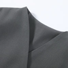 Women's Short Sleeve Blazer, Slim Fit V-Neck Wrap Front with Single-Button Closure for Office Wear