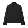 Women's Stand Collar Blazer, Long Sleeve Single-Breasted Button Jacket with Pockets for Spring and Fall