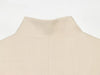 Women's Stand Collar Blazer, Long Sleeve Single-Breasted Button Jacket with Pockets for Spring and Fall