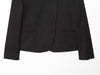 Women's Stand Collar Blazer, Long Sleeve Single-Breasted Button Jacket with Pockets for Spring and Fall
