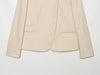 Women's Stand Collar Blazer, Long Sleeve Single-Breasted Button Jacket with Pockets for Spring and Fall