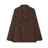 Women's SuperAen 's Summer Korean Style Blazer Shoulder Padding Embroidery Hollow Out Loose Elegant Suits