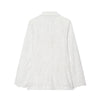 Women's SuperAen 's Summer Korean Style Blazer Shoulder Padding Embroidery Hollow Out Loose Elegant Suits