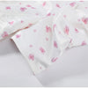Women's Floral-Print Blazer with a Stand Neck Short Puff Sleeves and a Cinched Waist