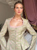 Women's Printed Full-Sleeve Blazer with a Square Neck and Slim Fit
