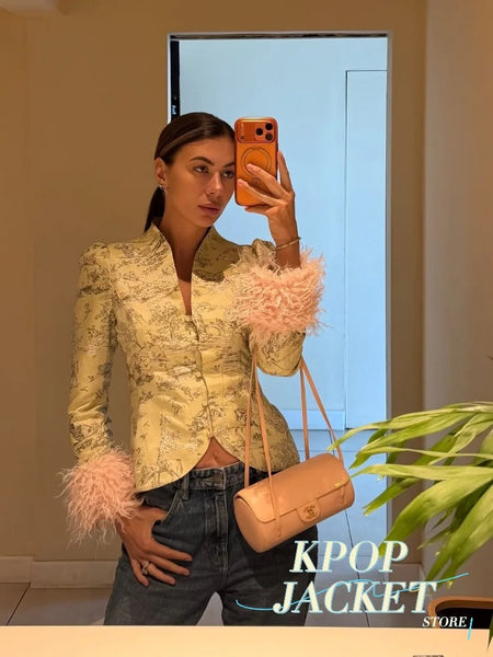 Women's Printed Blazer