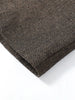 Women's Cropped Tweed Blazer with a Mandarin Collar Contrast Trim and Gold Buttons