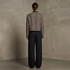 Women's Tweed Cropped Long-Sleeve Blazer