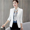 Women's Long-Sleeve Blazer with Pockets in Six Colors