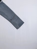 Women's Blue Denim Blazer with Notched Lapels and Long Sleeves