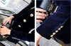 Women's Slim-Fit Velvet Blazer with a Double-Breasted Front and Three Color Options