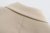 Women's Vintage-Inspired Double-Breasted Blazer with Pockets and Long Sleeves