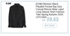 Women's Black Open-Back Blazer with Lapels and Long Sleeves