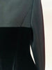 Women's Slim-Fit Velvet Blazer with Shaped Front Seams