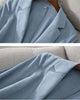 Women's Loose-Fit Blazer Jacket in White Blue Apricot or Black