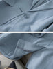 Women's Loose-Fit Blazer Jacket in White Blue Apricot or Black