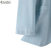 Women's Cotton Long-Sleeve Blazer