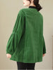 Women's Oversized Corduroy Blazer with Long Sleeves for Fall and Spring