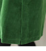 Women's Oversized Corduroy Blazer with Long Sleeves for Fall and Spring