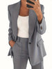 Women's Long-Sleeve Solid-Color Blazer Jacket in Sizes S to 3XL