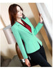 Women's Slim-Fit Long-Sleeve Blazer in Seven Solid Colors