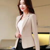 Women's Slim-Fit Long-Sleeve Blazer in Seven Solid Colors