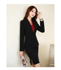 Women's Slim-Fit Long-Sleeve Blazer in Seven Solid Colors