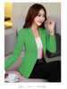 Women's Slim-Fit Long-Sleeve Blazer in Seven Solid Colors