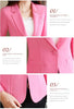 Women's Slim-Fit Long-Sleeve Blazer in Seven Solid Colors