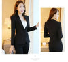Women's Slim-Fit Long-Sleeve Blazer in Seven Solid Colors