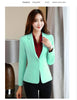 Women's Slim-Fit Long-Sleeve Blazer in Seven Solid Colors
