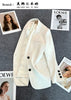 Women's Long-Sleeve Blazer with Single-Button Closure