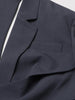 Women's Backless Blazer with Notched Lapels and a Slim Fit in Apricot Black or Gray