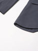Women's Backless Blazer with Notched Lapels and a Slim Fit in Apricot Black or Gray